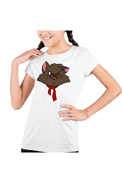OEM Kids Girls' T-Shirt The Aristocrat Cats Berlioz Motanel