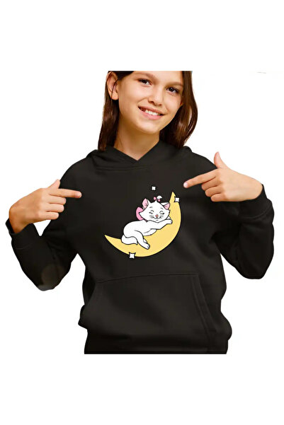 OEM Hanorac Copii Fete Pisicile Aristocrate Marie Luna Somn Moon