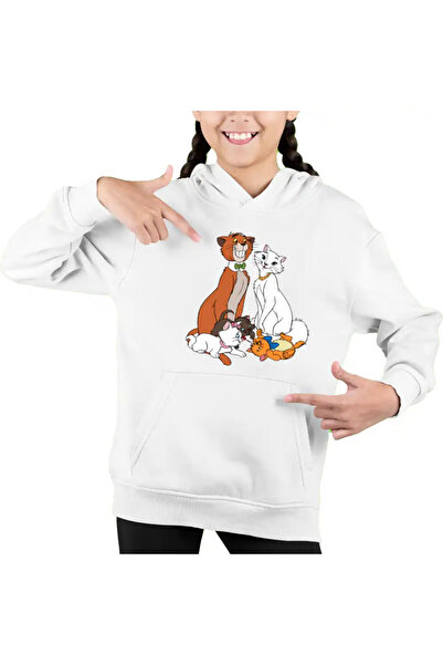 OEM Children's Sweatshirt Girls The Aristocrat Cats Family Cartoons