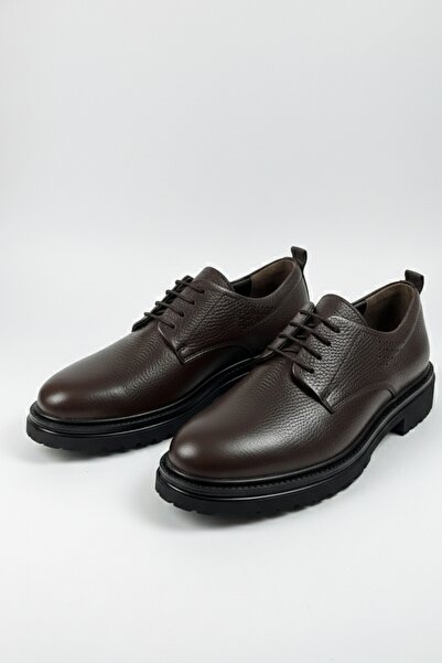 LUSIVE 100% Genuine Leather Brown Casual Comfortable Classic Men's Shoes Luas...