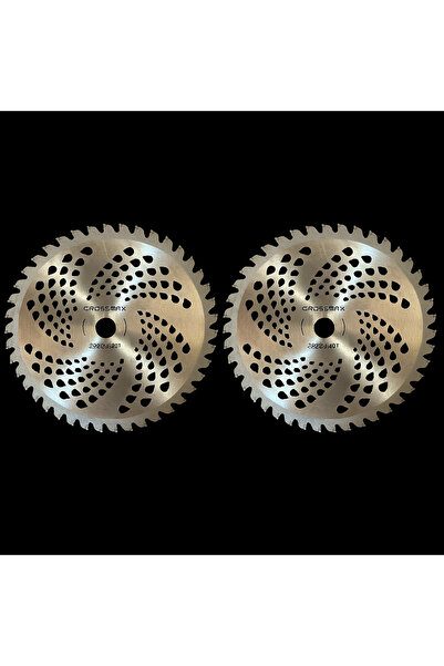 özgürce 2'li Motorlu Tırpan Testere Bıçağı 255mm x 25.4mm x 40t, Daire Tester...