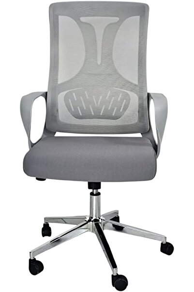 Afifa Furniture Grey Mesh Office Chair – Ergonomic Chair with Lumbar Support,...