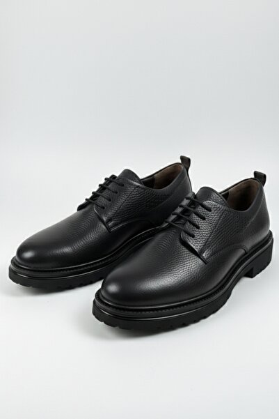 LUSIVE 100% Genuine Leather Black Casual Comfortable Classic Men's Shoes Luas...