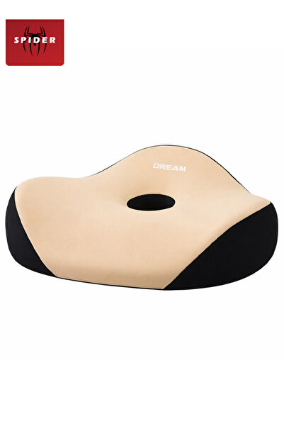 Spider Ergonomic Memory Foam Seat Cushion with Coccyx Cutout for Office, Home...