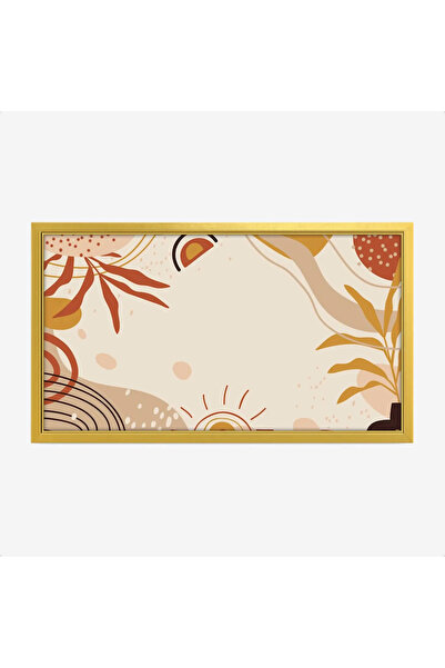 Tajridhome لوحة طبيعة هادئة - أشكال هندسية - ألوان دافئة - مريح - لوحات فن عص...