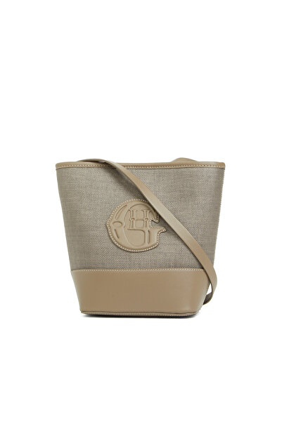 George Hogg Vizon Logo Detaylı Kadın Kanvas Çanta