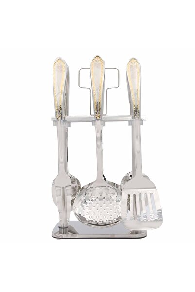 SQF Large 6-piece gold stirring spoon set