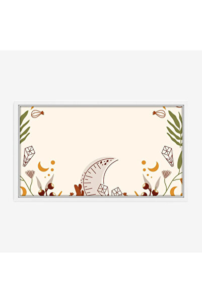 Tajridhome لوحة طبيعة هادئة - عناصر هندسية - ألوان دافئة - هادئ - لوحات فن عص...