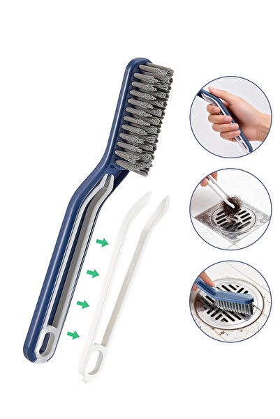 Soillium Dip Köşe Fırçası Cımbızlı Temizlik Fırçası Derz Fırçası Pimapen Temizleme Fırçası Banyo Fırçası