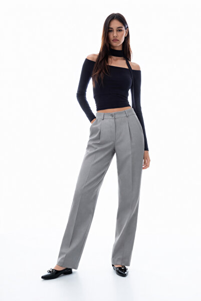 HAKKE Pileli Kemerli Palazzo PANTOLON