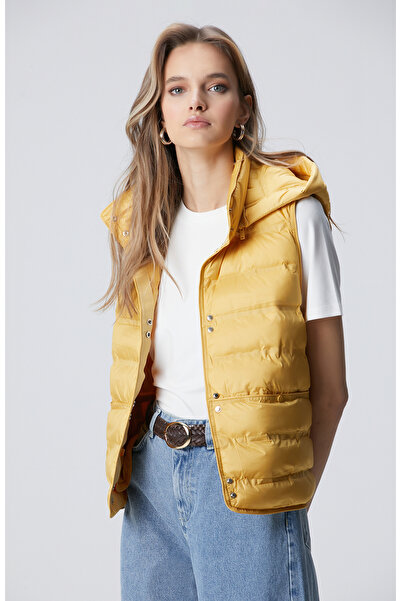 Network Sarı Casual Yelek