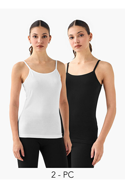 FAV Set of 2 - Regular Fit Tank Top with Spaghetti Straps