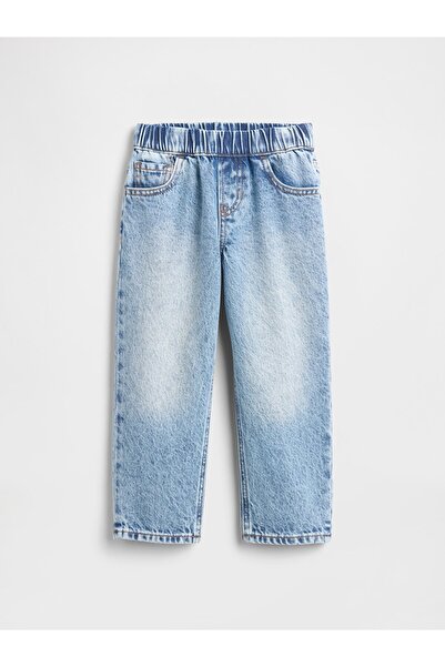GAP Erkek Bebek Mavi Pull-On Baggy Jean Pantolon
