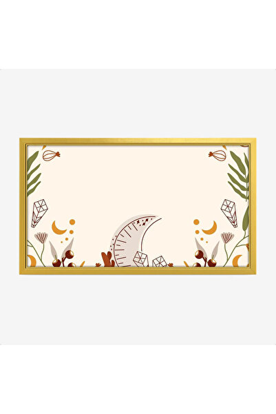 Tajridhome لوحة طبيعة هادئة - عناصر هندسية - ألوان دافئة - هادئ - لوحات فن عص...