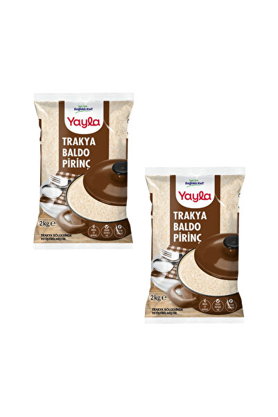 Yayla Trakya Baldo Pirinç 2 kg x2