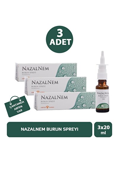 Nazalnem Burun Spreyi 20 ml 3 Adet