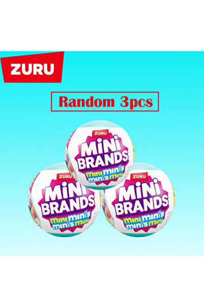 Choice1 ثلاث قطع عشوائية من كرات الثلاجة الصغيرة الجديدة من ماركة ZURU، لعبة ...