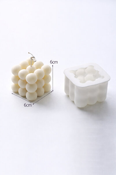 Hobicini Bubble Silikon Mum Kalıbı 6 x 6 cm