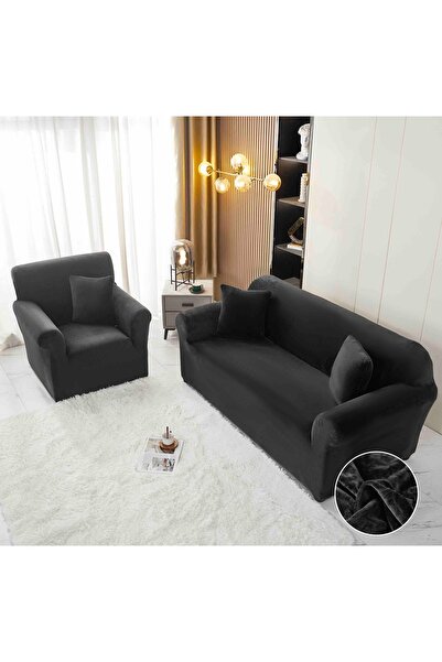 JOJO HOME Elastic Velvet cover, 3-seater sofa, 180cm -230cm