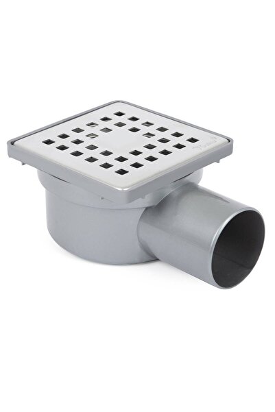 Sukar 10x10 Plastik Çerçeveli Kare Izgaralı Sulu Klapeli Sistem Ø50 Yer Süzge...