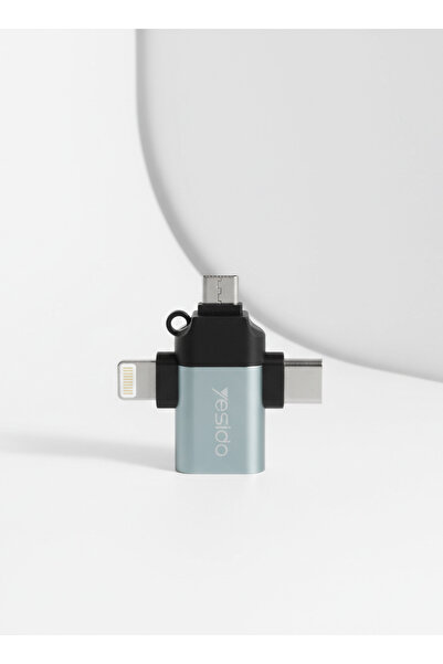 Generic 3-in-1 USB OTG Adapter - Type-C, Lightning & Micro USB to USB 3.0 Con...