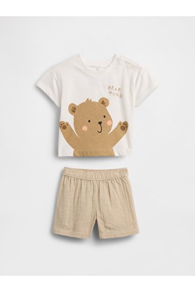 GAP Bebek Bej Brannan Bear Outfit Set
