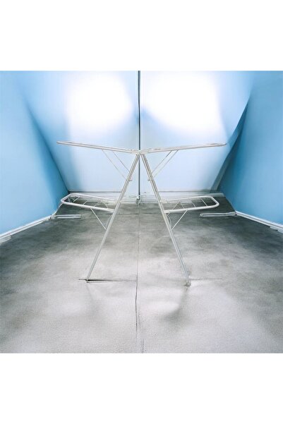 BARAKA رف تجفيف ملابس قابل للطي مصنوع من الفولاذ، حامل غسيل متعدد المستويات ب...