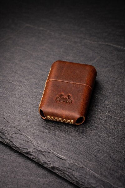 Hakiki Deri Çakmak Kılıfı – El Yapımı Benzinli Çakmak Kılıfı - Maderiva Leather