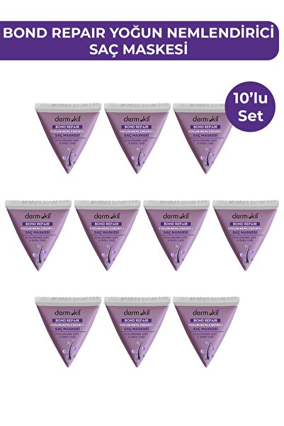 Dermokil Bond Repair Yoğun Nemlendirici Saç Maskesi 25 ml x 10 Adet