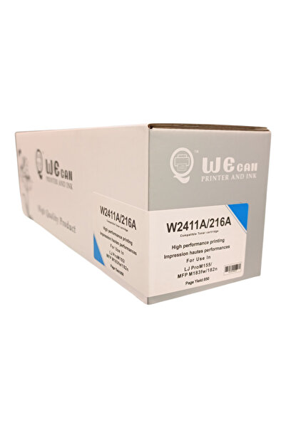Wecan W2411A/216A Cyan Toner Compatible with HP Printers