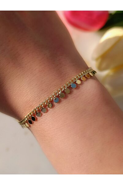 Miranda Aksesuar PULLU İNCE ZİNCİR BİLEKLİK