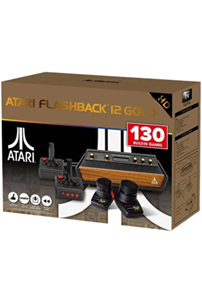 ATARI جهاز ألعاب فلاش باك 12 الإصدار الذهبي
