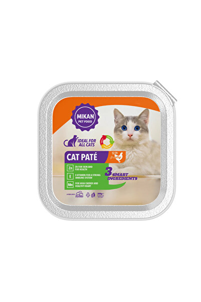 Mikan Pate Gourmet pentru Pisici cu Aromă de Pui 100g