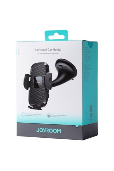 Joyroom Car Mount Clamp Holder (Dashboard and Windshield Version)