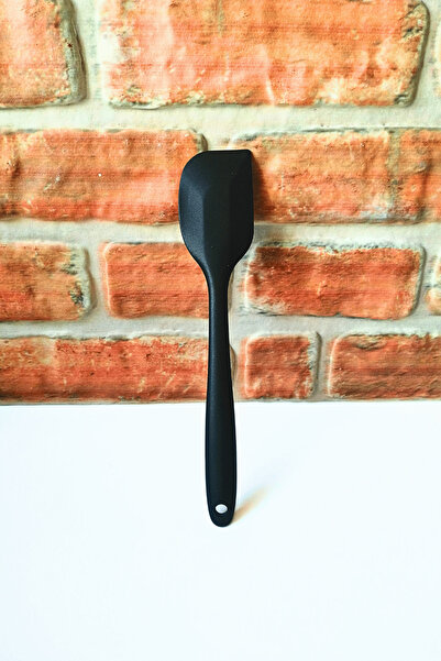 ELEGANCEV Silicone Double-Sided Hard Spatula - Side Spatula - Black Color - 2...
