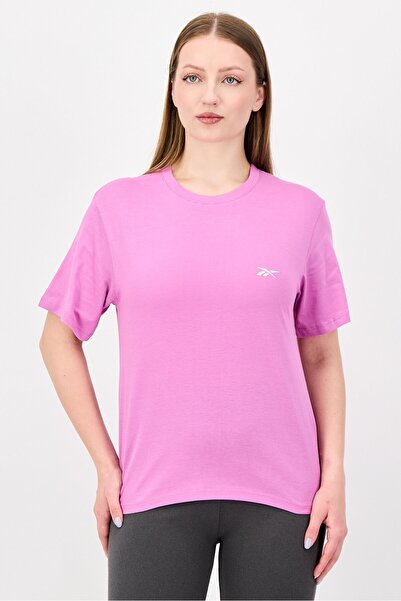 Reebok Women Sportswear Fit Short Sleeve Outdoor T-shirt, Purple