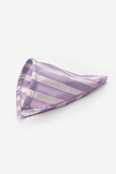 Le Mabelle Τριγωνική μπαντάνα με μοτίβο λιλά για κορίτσια