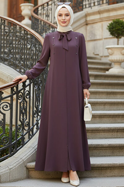 N.S NEVA STYLE Абая с цип Dark Vison Modest 85102KV