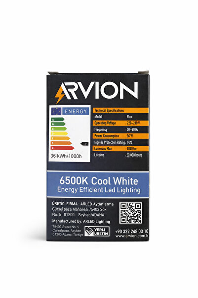 ARVİON 36W LED BANT ARMATÜR 10LU PAKET