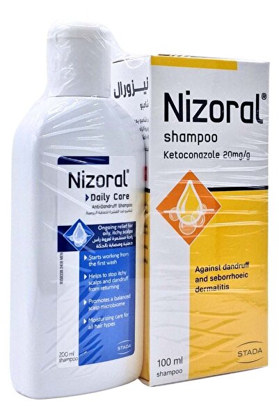 Nizoral Shampoo 100ml+Daily Care Oily Scalp Shampoo200ml