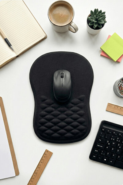 BLACK DEER Ergonomic Premium Wrist Support Mouse Pad – Maximum Comfort, Long-...