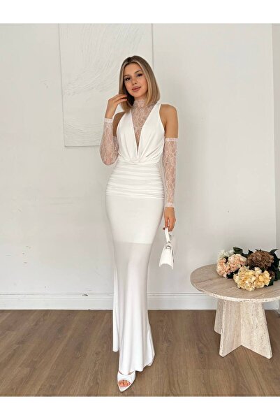 Karteks Eldivenli Nikah Elbisesi