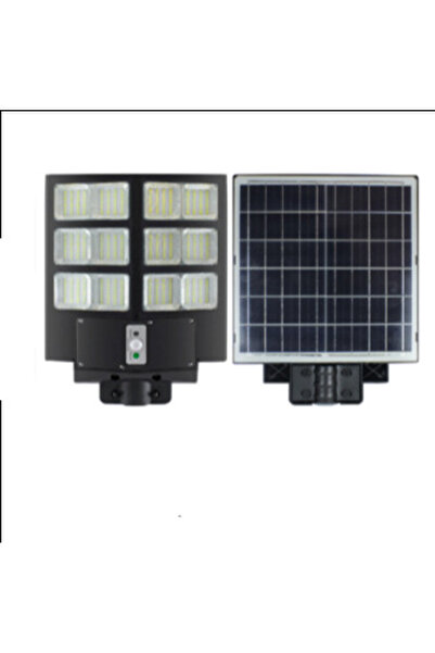 MİKİ Lampă stradală solară pentru două persoane 480 LED 600W 12 casete