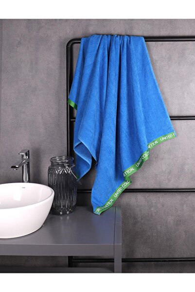 United Colors of Benetton Be-Home 100% Βαμβάκι Μπλε 90x160 εκ. Πετσέτα θαλάσσης