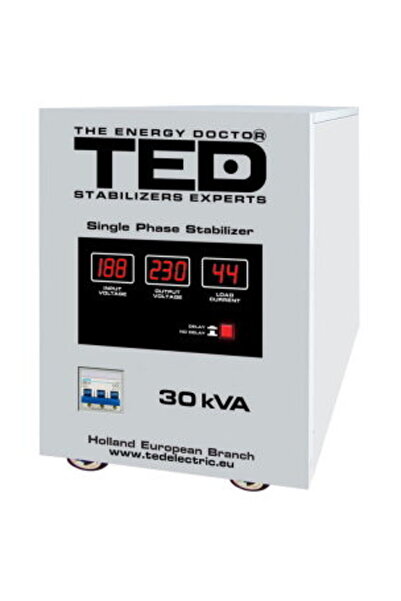 TED Electric Single-phase voltage stabilizer with 24KW ServoMotor and pure si...