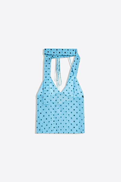 Bershka Puantiye desenli askılı top