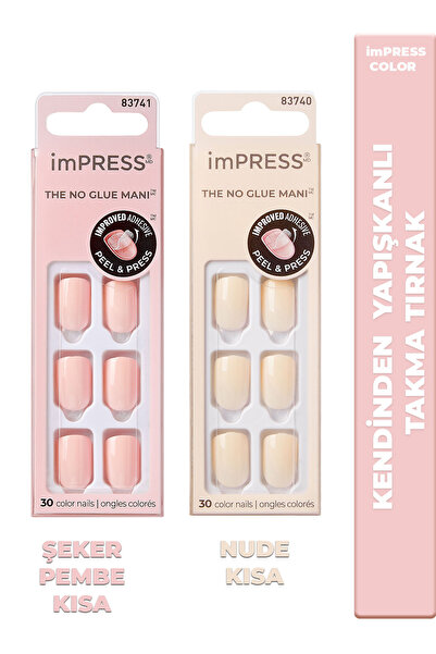 Impress Kendinden Yapışkanlı Takma Tırnaklar KIMC01 -2