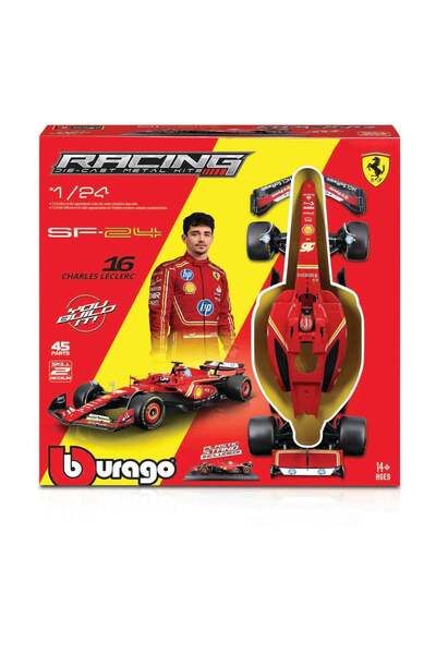 BBURAGO Machetă 1:24 Formula Ferrari - SF 24 Monaco GP #16 Charles Leclerc