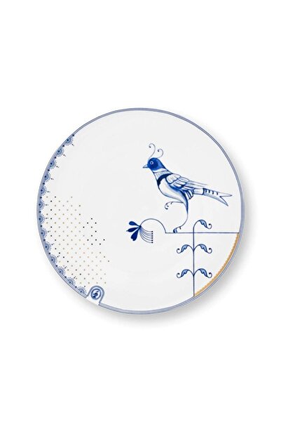 Pip Studio Porcelain plate, Pip Studio, White, 25.5 cm, Pip & The Blue Bird c...