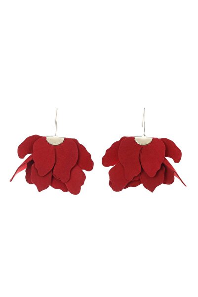 HAIArt Cercei mari cu flori - Roșii